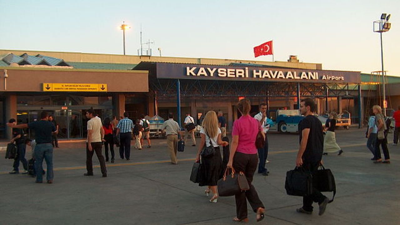 Desembarque no Aeroporto de Kayseri
